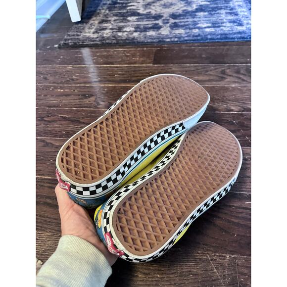 Vans Shoes Custom Lemon and Lime Design Men’s Size 13 - Picture 4 of 7